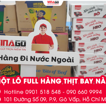 GỬI HÀNG THỊT, HÀNG XÚC XÍCH ĐI NƯỚC NGOÀI