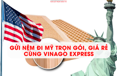 GỬI NỆM ĐI MỸ TRỌN GÓI, GIÁ RẺ TẠI HỒ CHÍ MINH CÙNG VINAGO EXPRESS