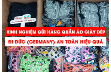 Kinh Nghiệm Gửi Quần Áo, Giày Dép Đi Đức (Germany)