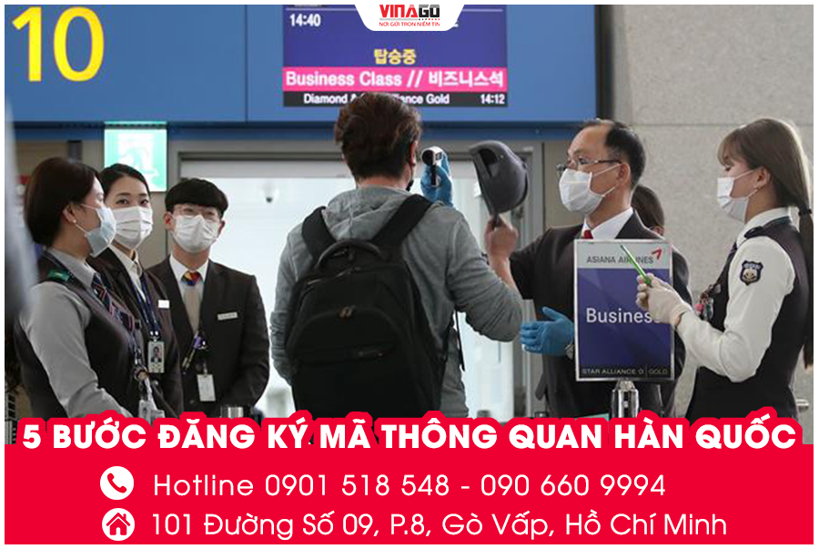 5 BƯỚC ĐĂNG KÝ MÃ THÔNG QUAN GỬI HÀNG ĐI HÀN QUỐC