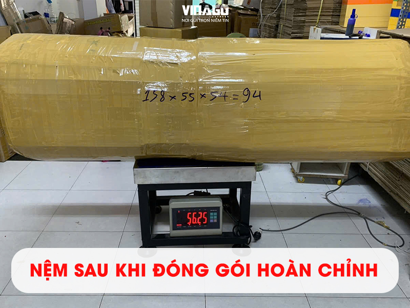 NỆM SAU KHI ĐÓNG GÓI HOÀN CHỈNH