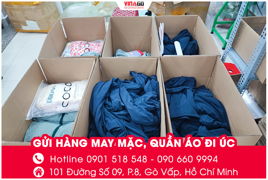 GỬI HÀNG MAY MẶC, QUẦN ÁO THỜI TRANG SANG ÚC KINH DOANH