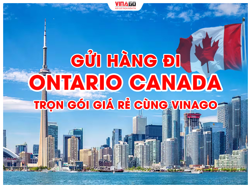 GỬI HÀNG ĐI ONTARIO CANADA NHANH CHÓNG, TRỌN GÓI CÙNG VINAGO EXPRESS