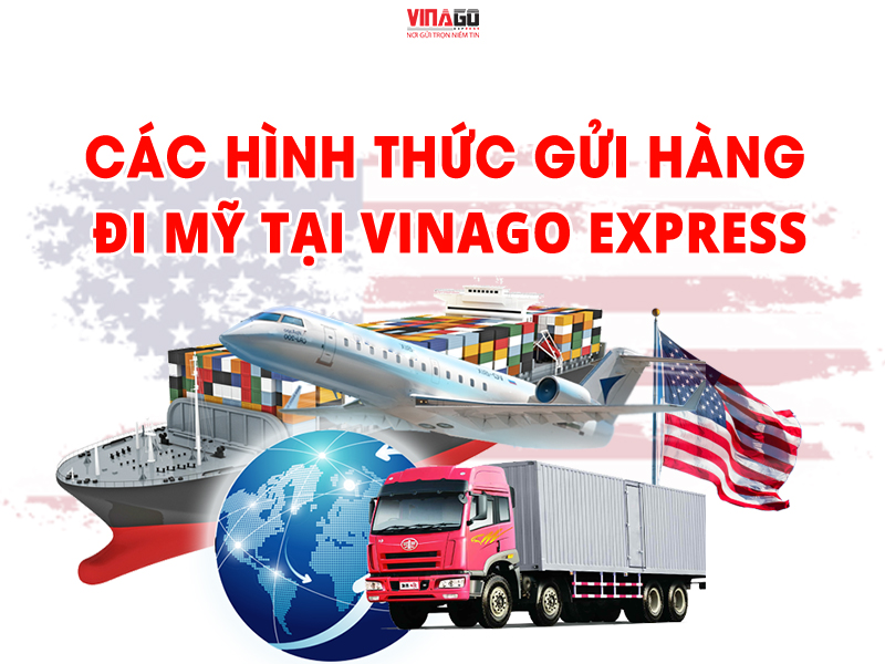 CÁC HÌNH THỨC GỬI HÀNG ĐI MỸ TẠI VINAGO EXPRESS