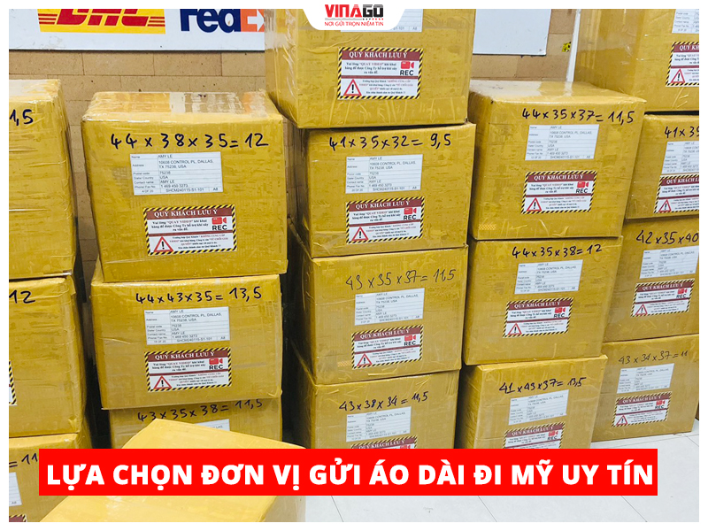LỰA CHỌN ĐƠN VỊ GỬI ÁO DÀI ĐI MỸ UY TÍN