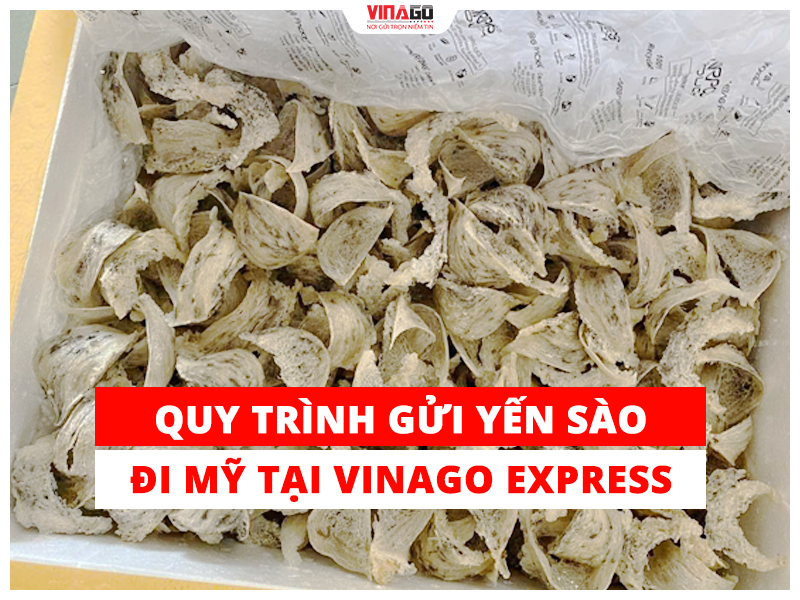 Quy trình gửi yến sào đi Mỹ tại Vinago Express