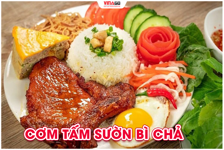 CƠM TẤM SƯỜN BÌ CHẢ