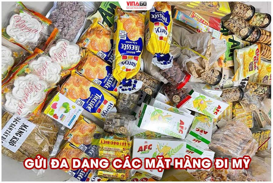 GỬI ĐA DẠNG CÁC LOẠI HÀNG HÓA ĐI NƯỚC NGOÀI