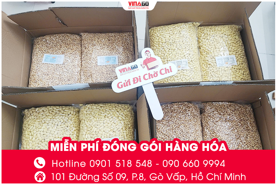 MIỄN PHÍ ĐÓNG GÓI KHI GỬI HÀNG ĐI NƯỚC NGOÀI TẠI VINAGO EXPRESS